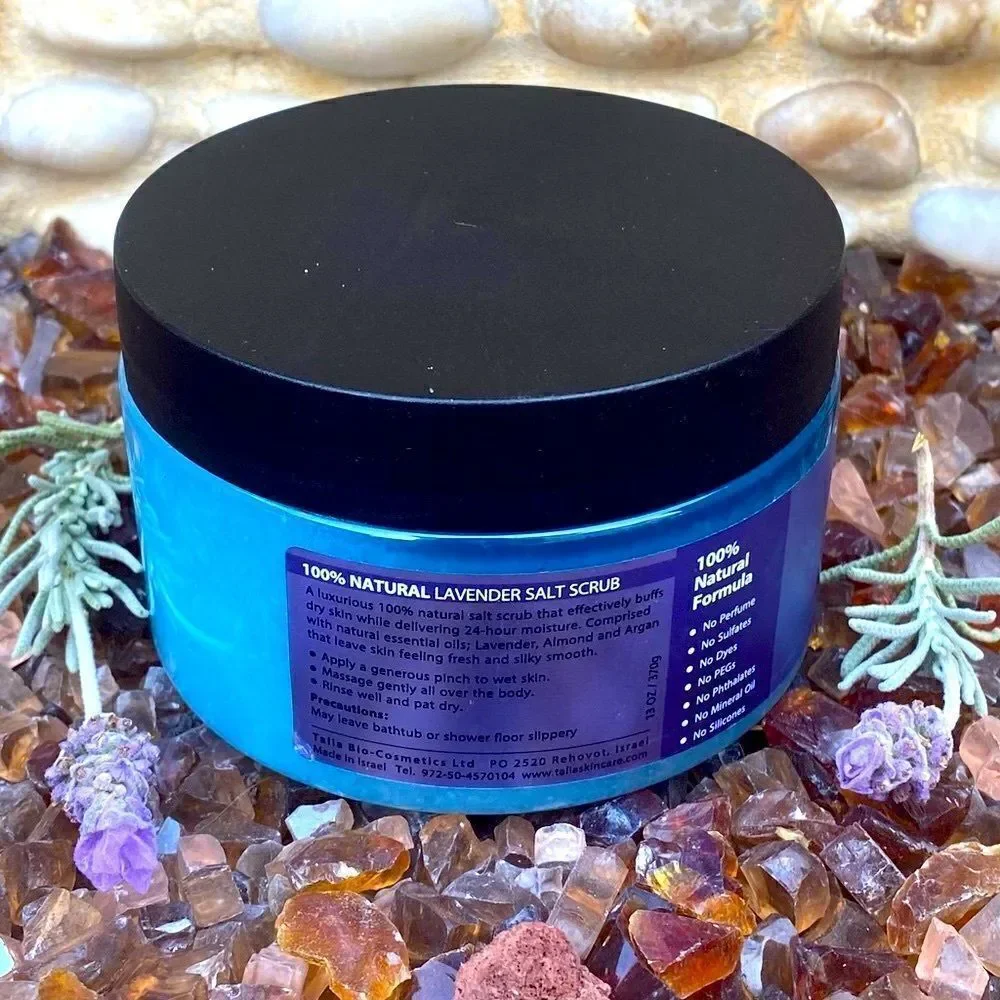 New Unopened Talia Heaven's Dew 100% Natural Lavender Salt Scrub Skincare 13 oz